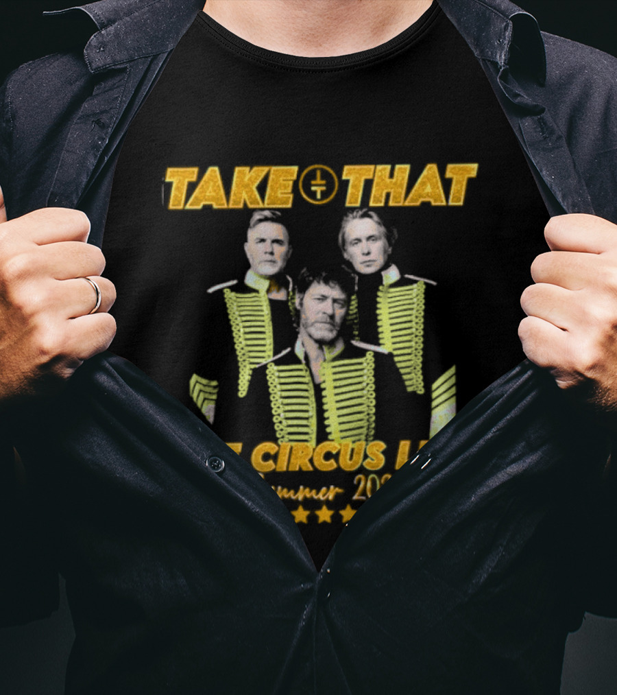 Take That The Circus Live Summer 2026 Tour Concert T-Shirt