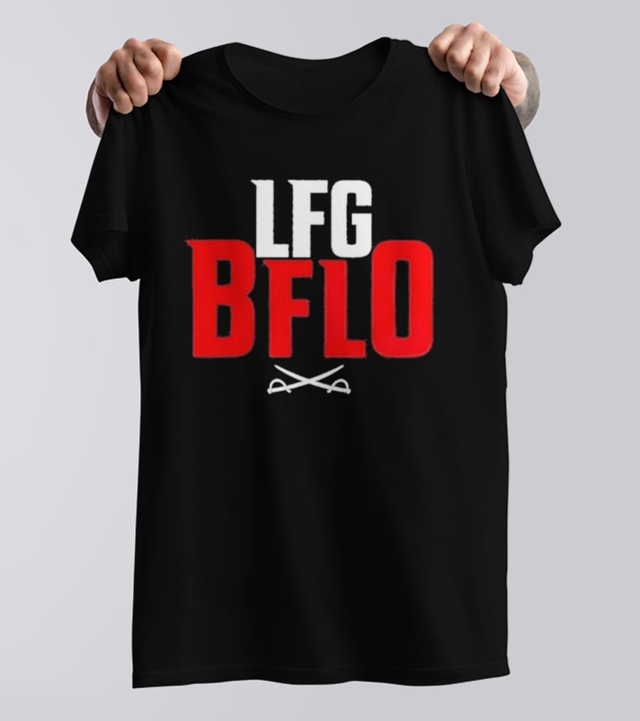 LFG BFLO Crossed Swords Hockey T-Shirt