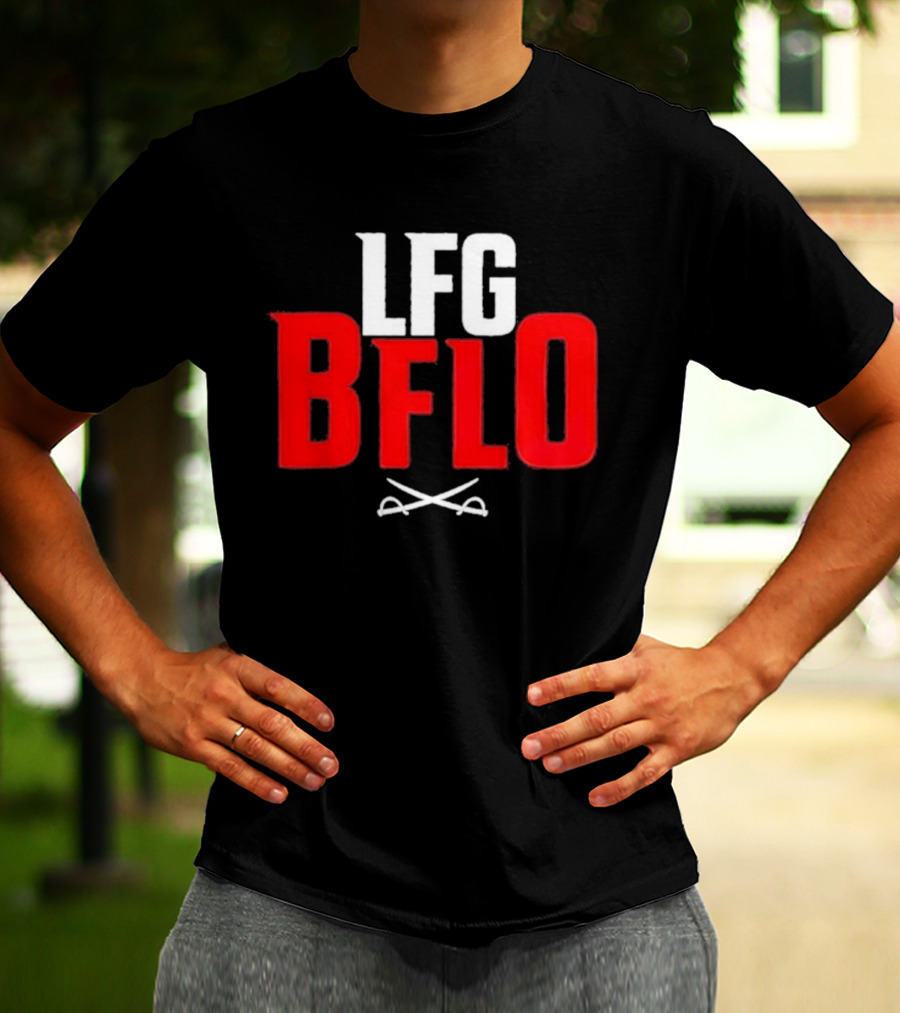 LFG BFLO Crossed Swords Hockey T-Shirt