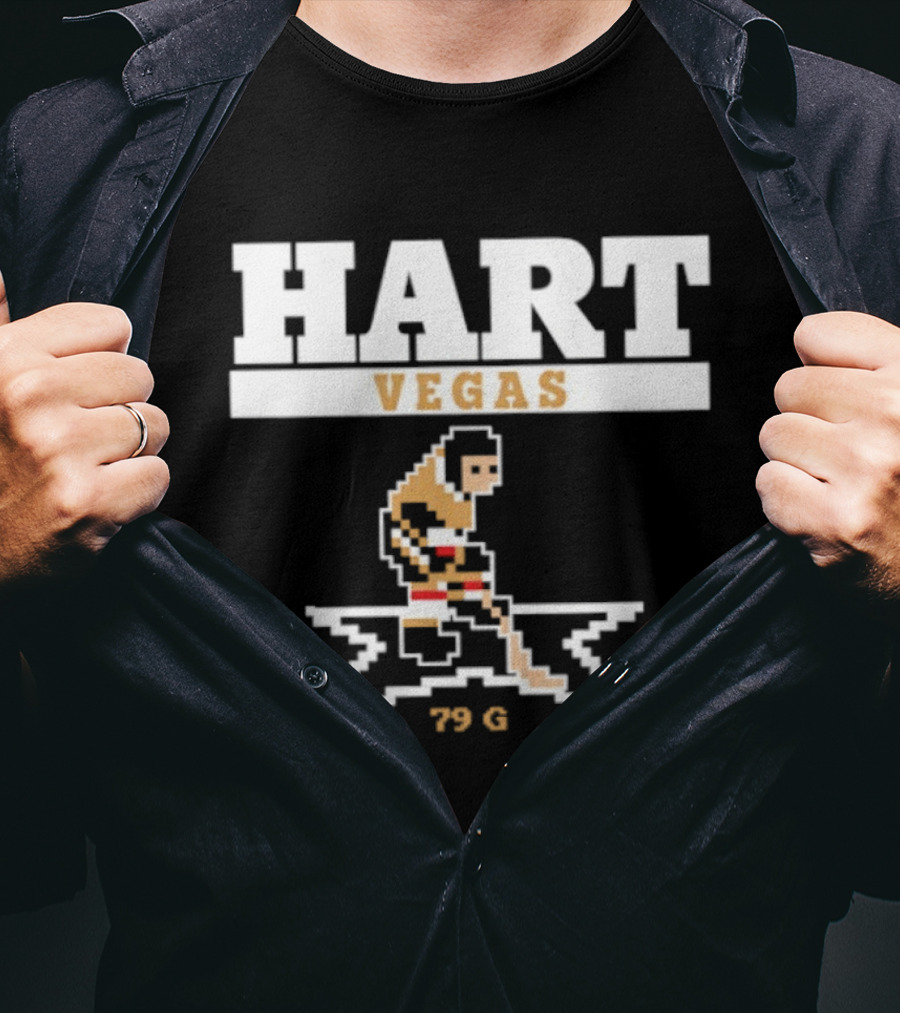 Carter Hart Vegas 79 G Hockey Player T-Shirt