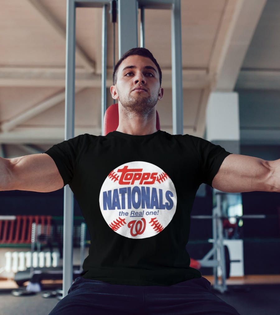 Topps Nationals The Real One MLB W Baseball T-Shirt