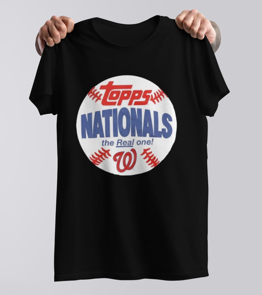 Topps Nationals The Real One MLB W Baseball T-Shirt