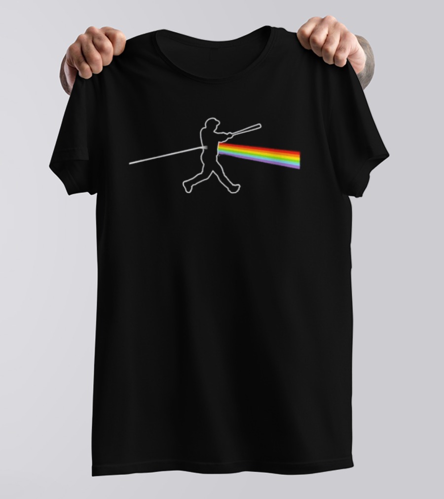 Dark Side Of The Mune Chicago White Sox Batter Rainbow Stadium T-Shirt