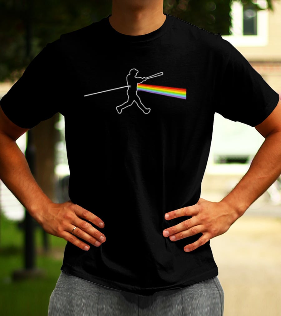 Dark Side Of The Mune Chicago White Sox Batter Rainbow Stadium T-Shirt