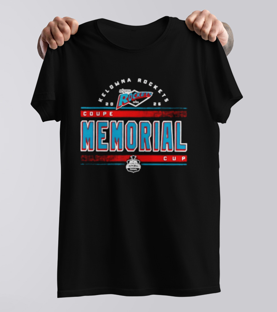Kelowna Rockets 2026 Coupe Memorial Cup Championship T-Shirt