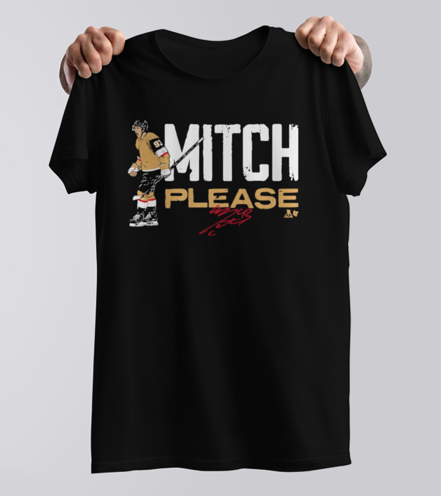 Mitch Please Hockey Graphic With Player T-Shirt