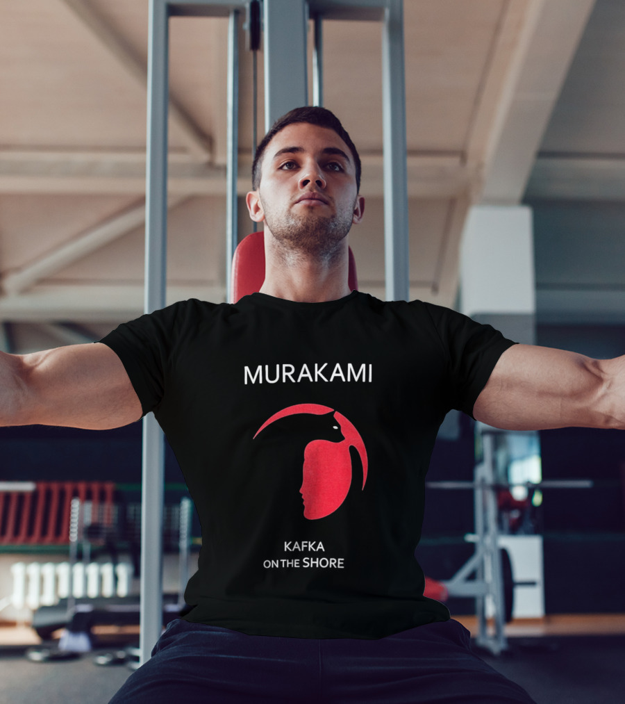 Murakami Kafka On The Shore Red Face T-Shirt