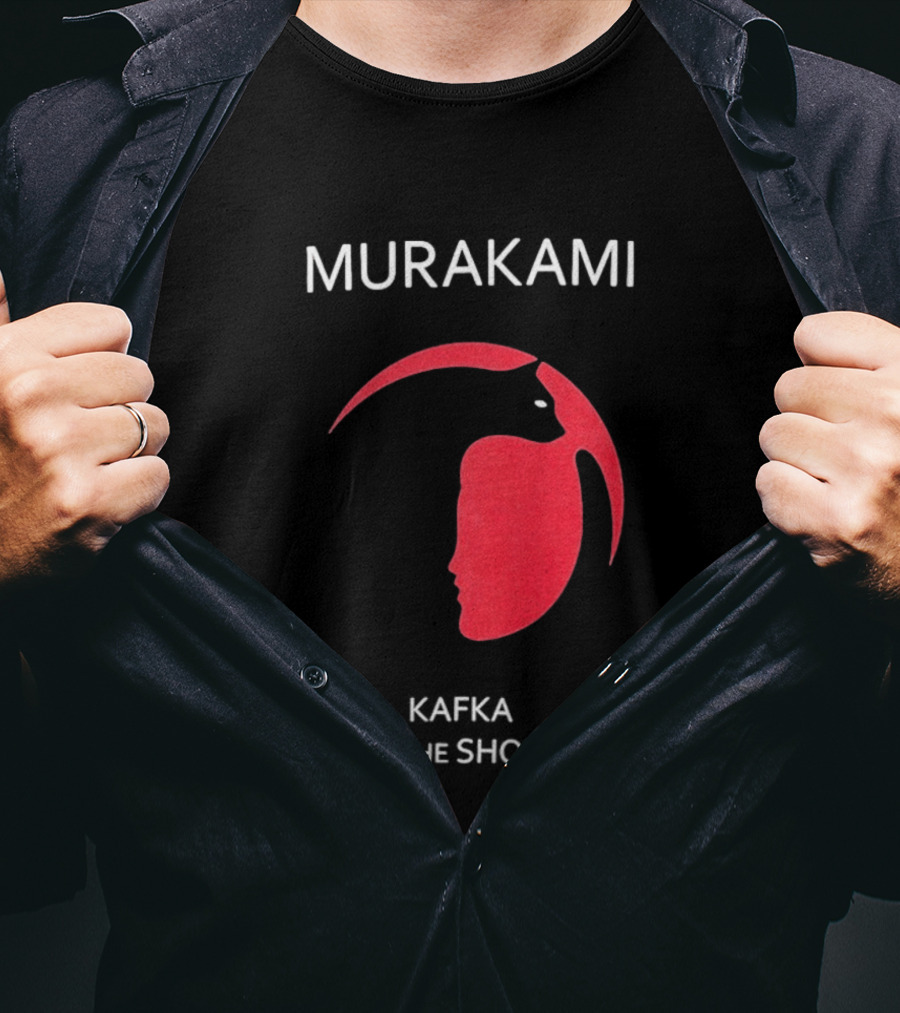 Murakami Kafka On The Shore Red Face T-Shirt
