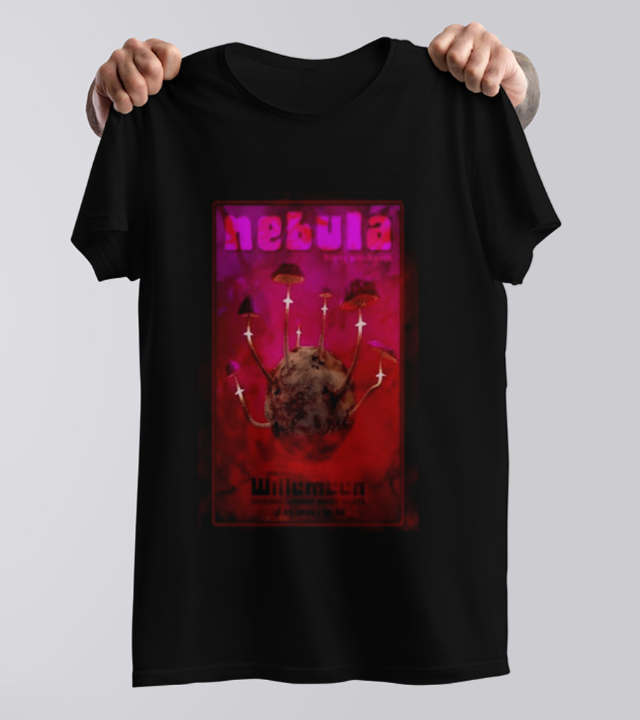 Nebula Willemeen Arnhem Netherlands May 30 2026 Surreal Mushrooms T-Shirt