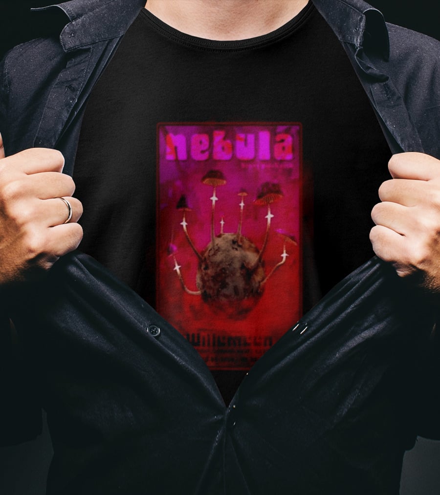 Nebula Willemeen Arnhem Netherlands May 30 2026 Surreal Mushrooms T-Shirt