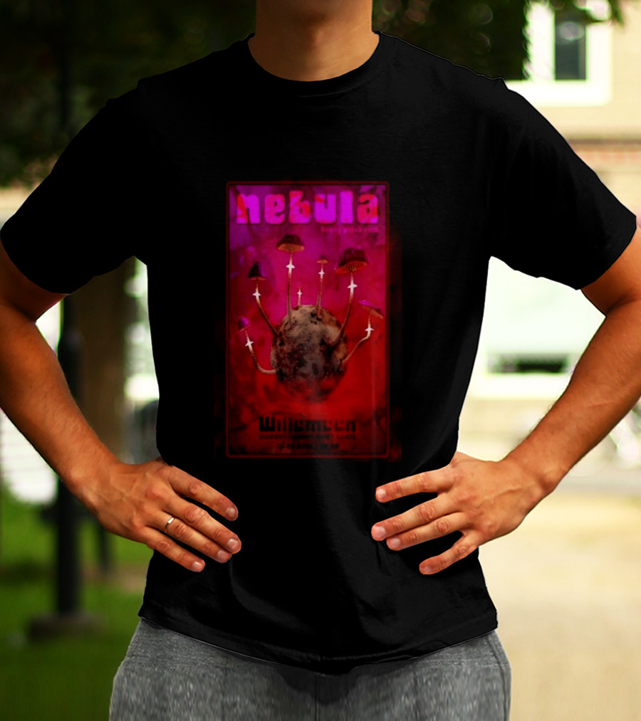 Nebula Willemeen Arnhem Netherlands May 30 2026 Surreal Mushrooms T-Shirt