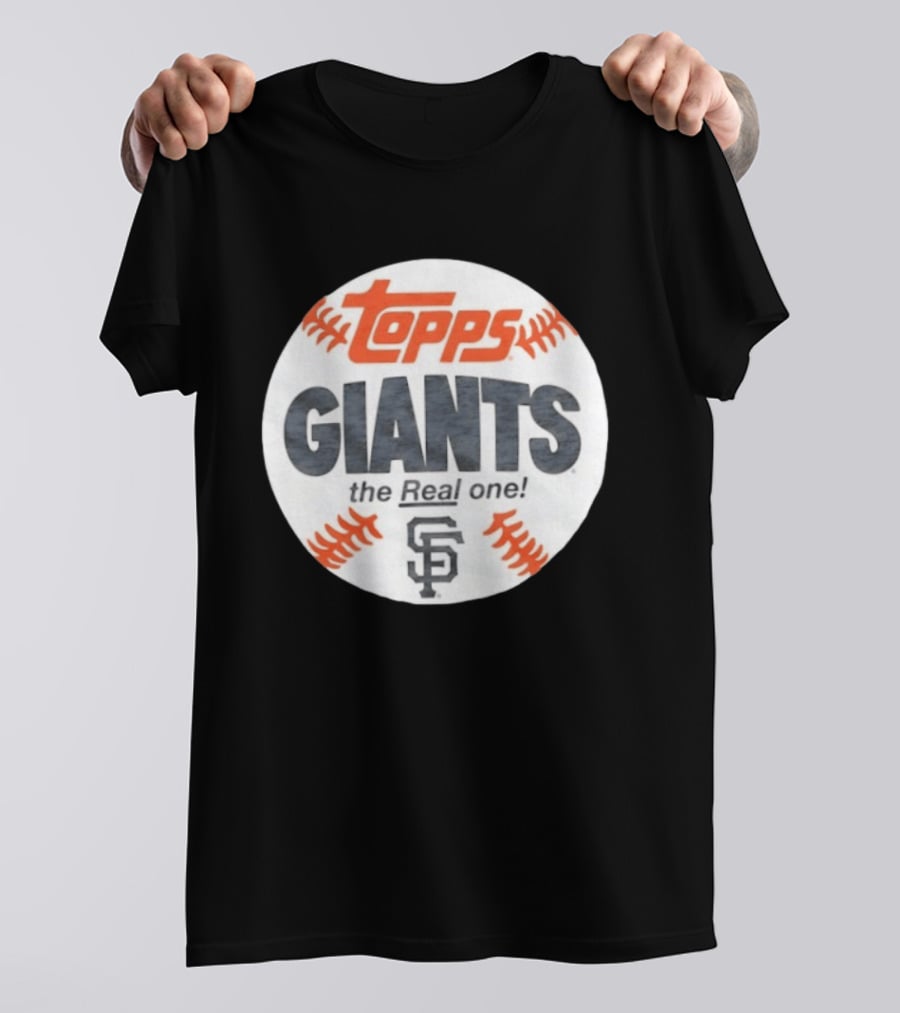 Topps Giants The Real One SF Baseball Collaboration T-Shirt