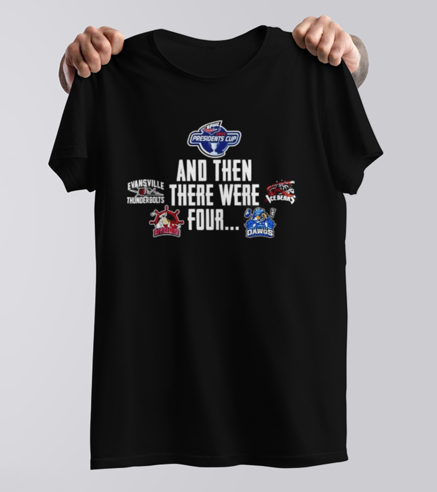 2026 SPHL President's Cup Birmingham Bulls Quad City Storm Peoria Rivermen Huntsville Havoc T-Shirt