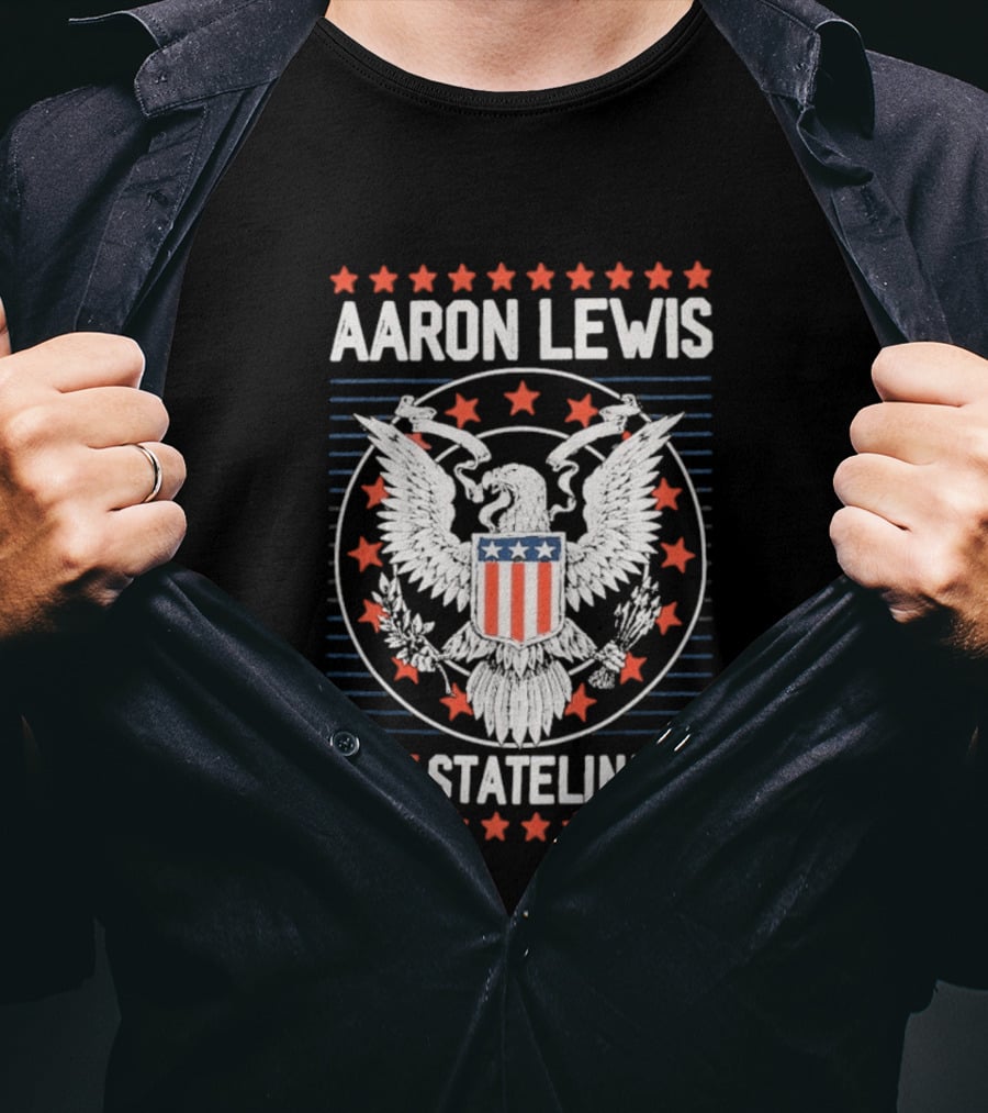 Aaron Lewis And The Stateliners Eagle American Stars T-Shirt