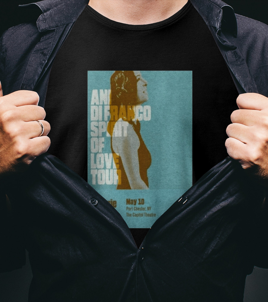 Ani DiFranco Spirit Of Love Tour May 10 Port Chester NY The Capitol Theatre Valerie June T-Shirt