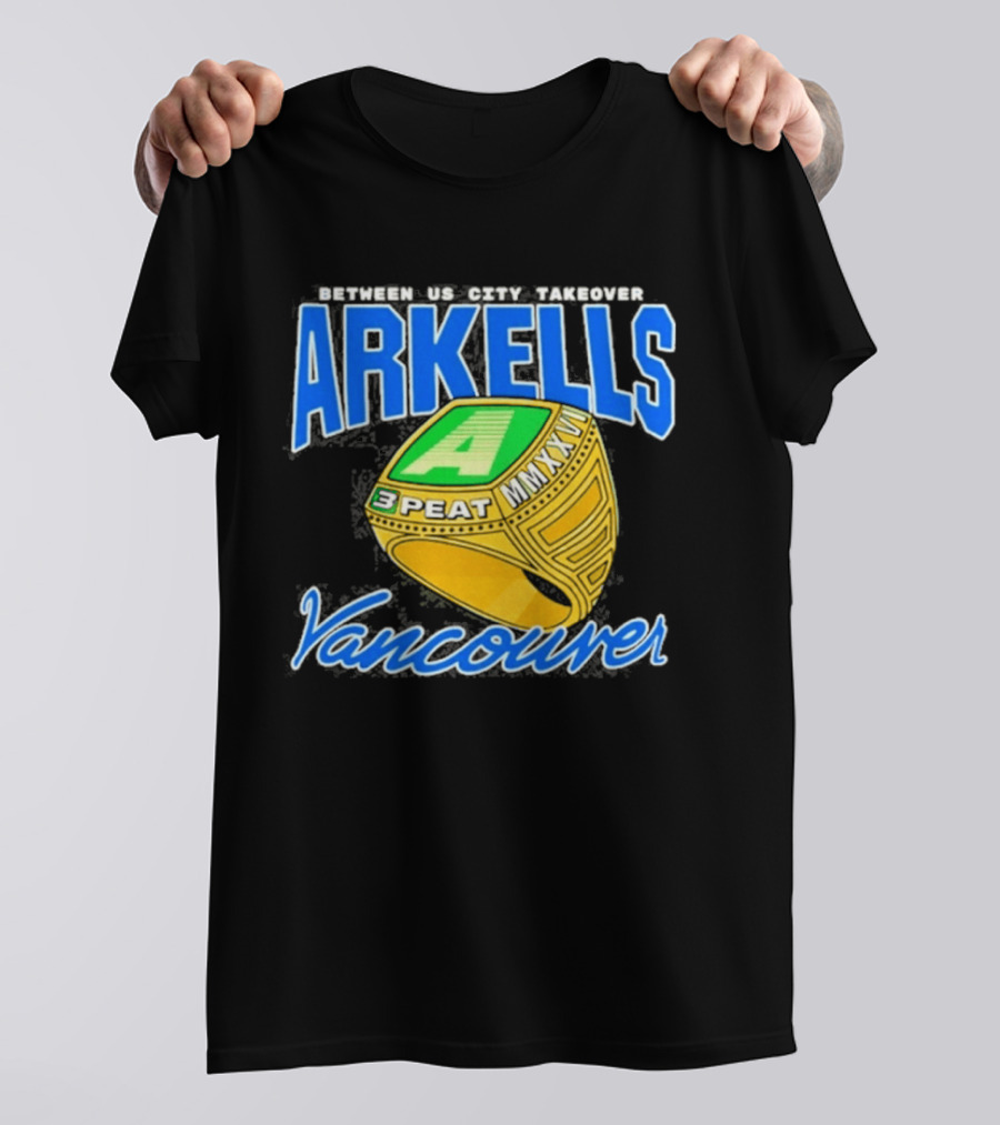 Arkells 3 Peat Mixx Vancouver Tour 2026 T-Shirt