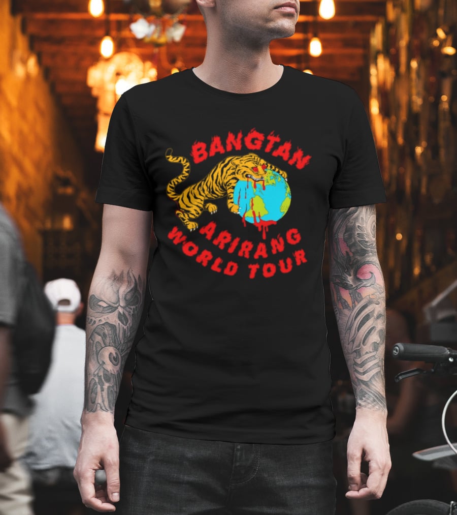 Bangtan Arirang World Tour Tiger Earth T-Shirt