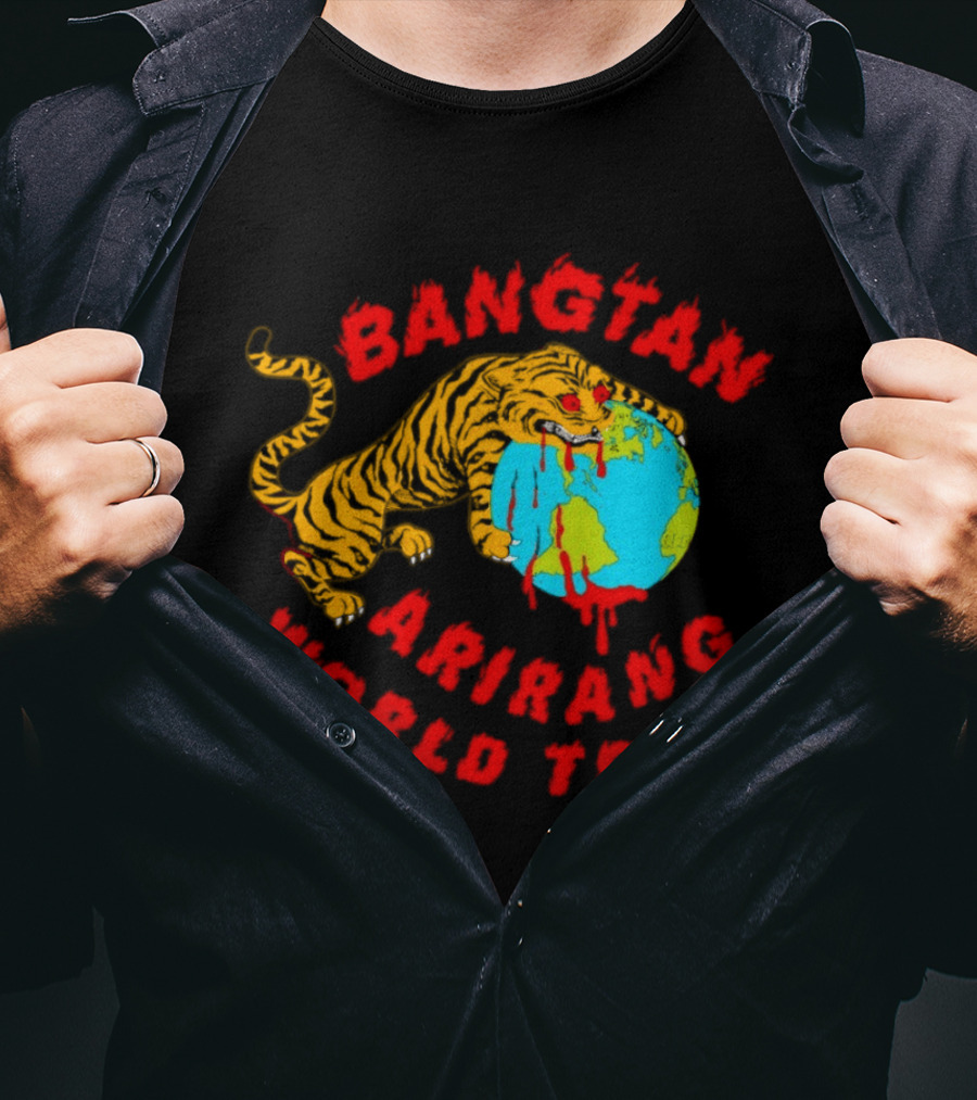 Bangtan Arirang World Tour Tiger Earth T-Shirt