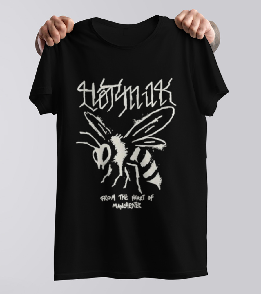 Hot Milk Japan Tour 2026 Gothic Bee From The Home Of Manchester T-Shirt