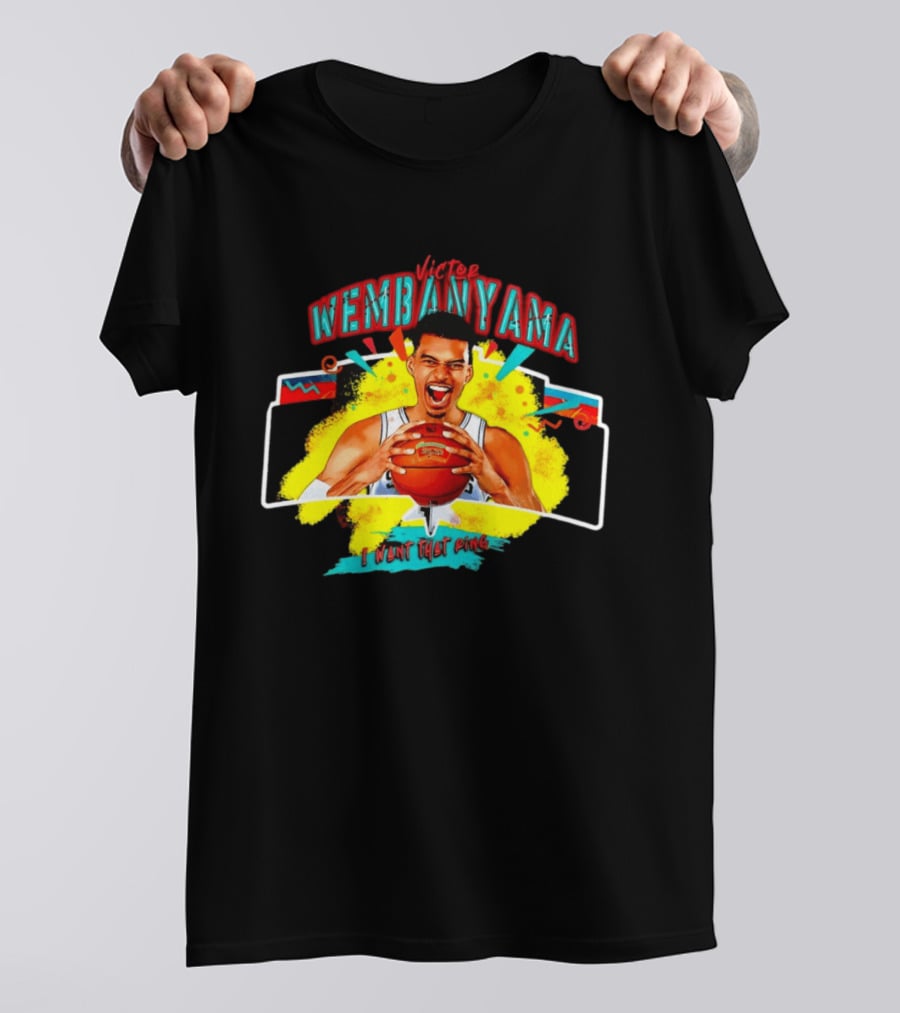 Victor Wembanyama I Want That Ring Spurs Basketball T-Shirt