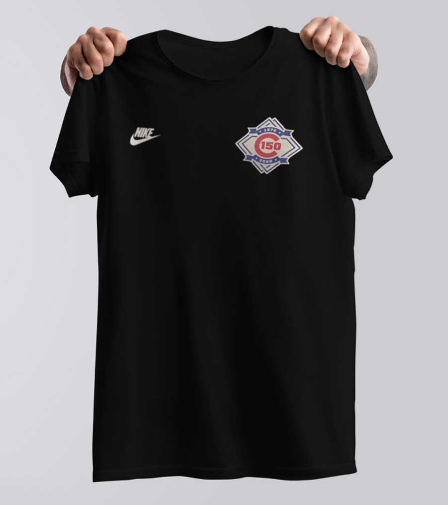 Chicago Cubs Nike 1876 2026 150th Anniversary 2 Sided C150 T-Shirt