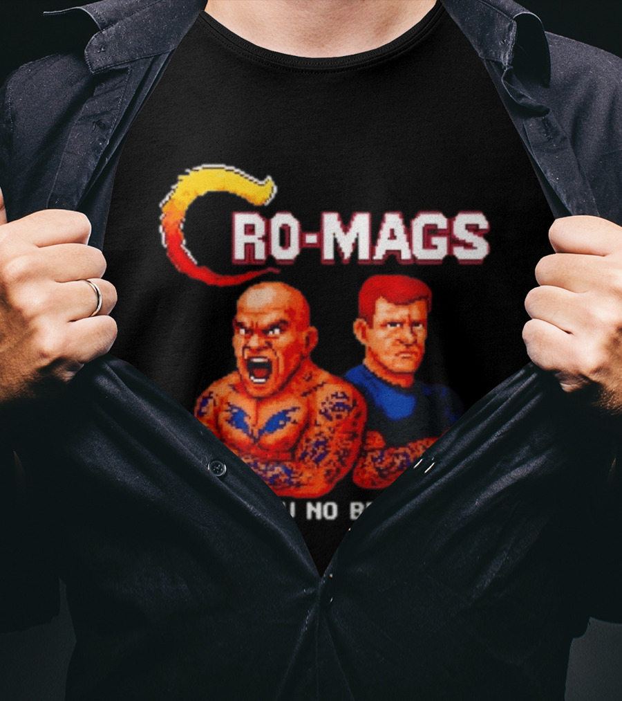 Cro Mags Show You No Bro Mags Cartoon Tattoo Characters T-Shirt