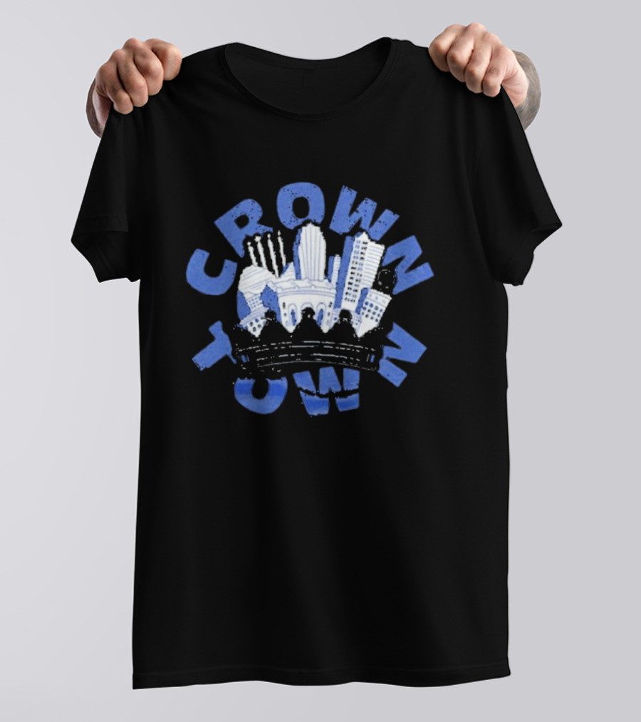 Crown Town Cityscape Skyline Buildings T-Shirt