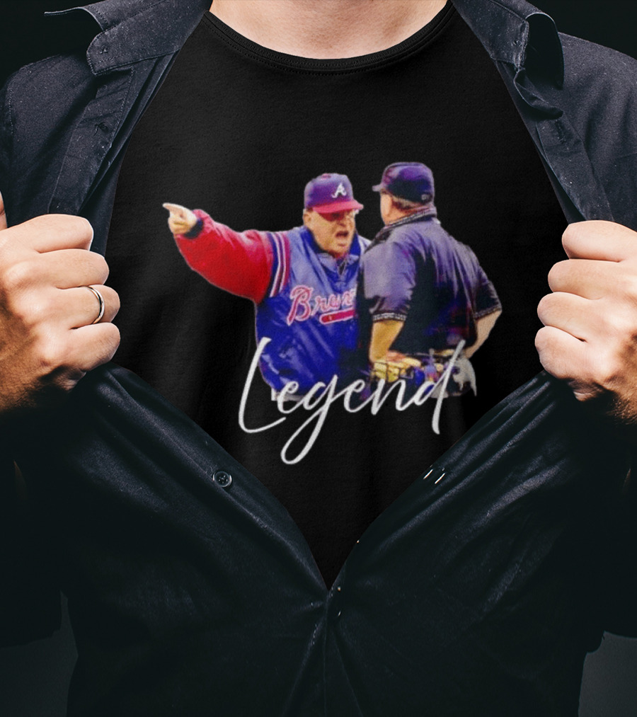 Legend Braves Bobby Cox Heated Argument With Referee T-Shirt