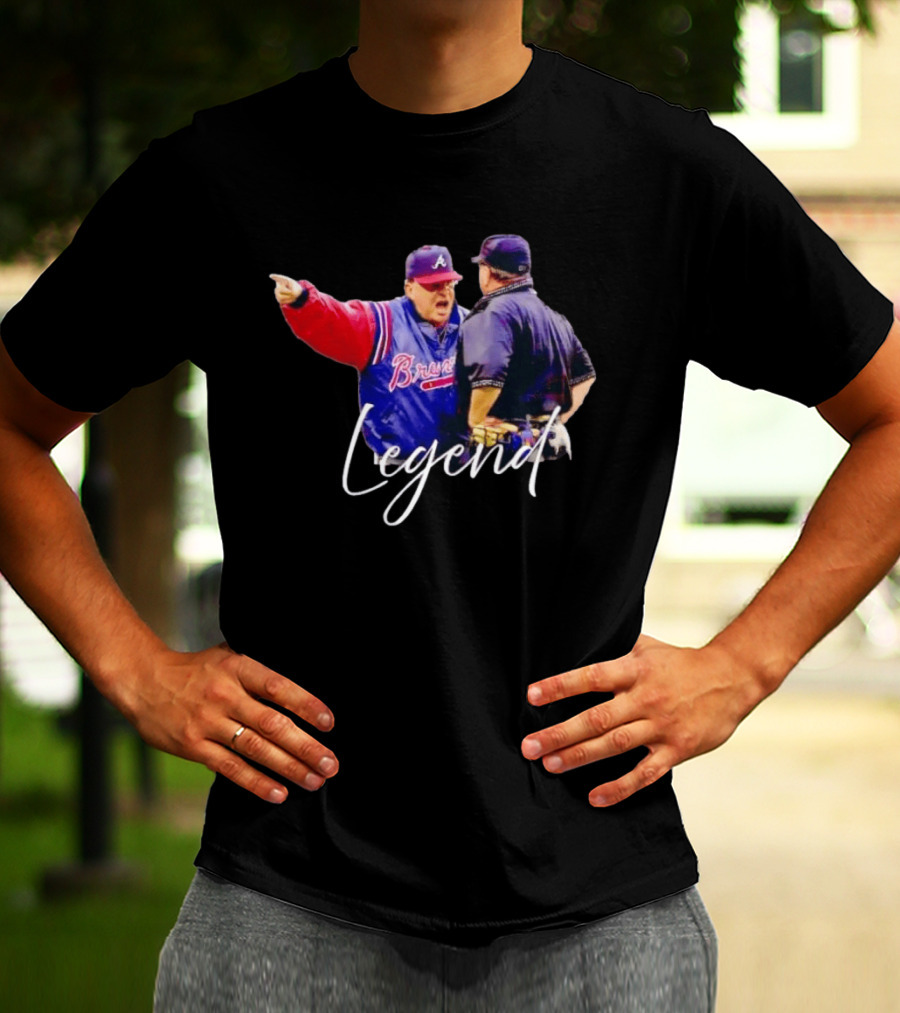 Legend Braves Bobby Cox Heated Argument With Referee T-Shirt