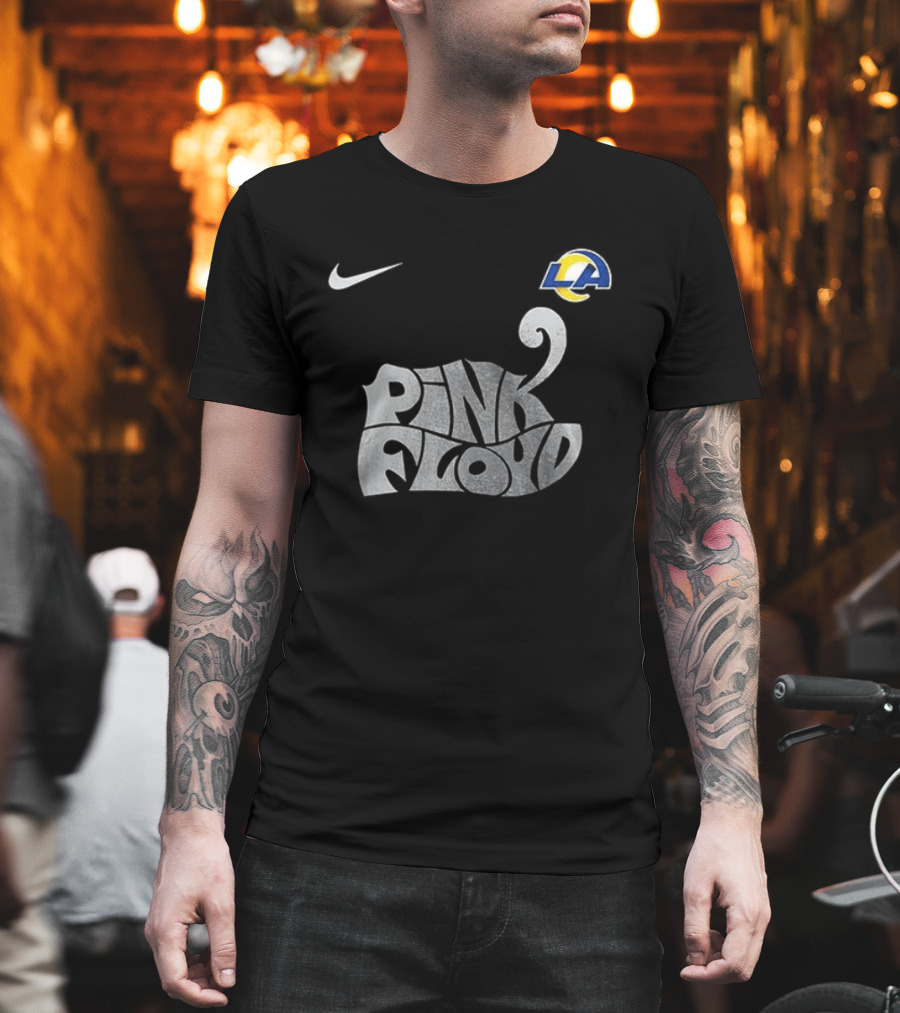 Los Angeles Rams Pink Floyd The Dark Side Of The Moon Nike Collaboration T-Shirt
