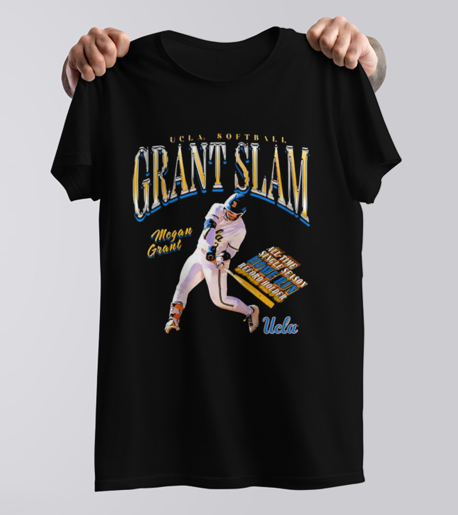 UCLA Softball Grant Slam Megan Grant Athlete Student Powerhouse T-Shirt