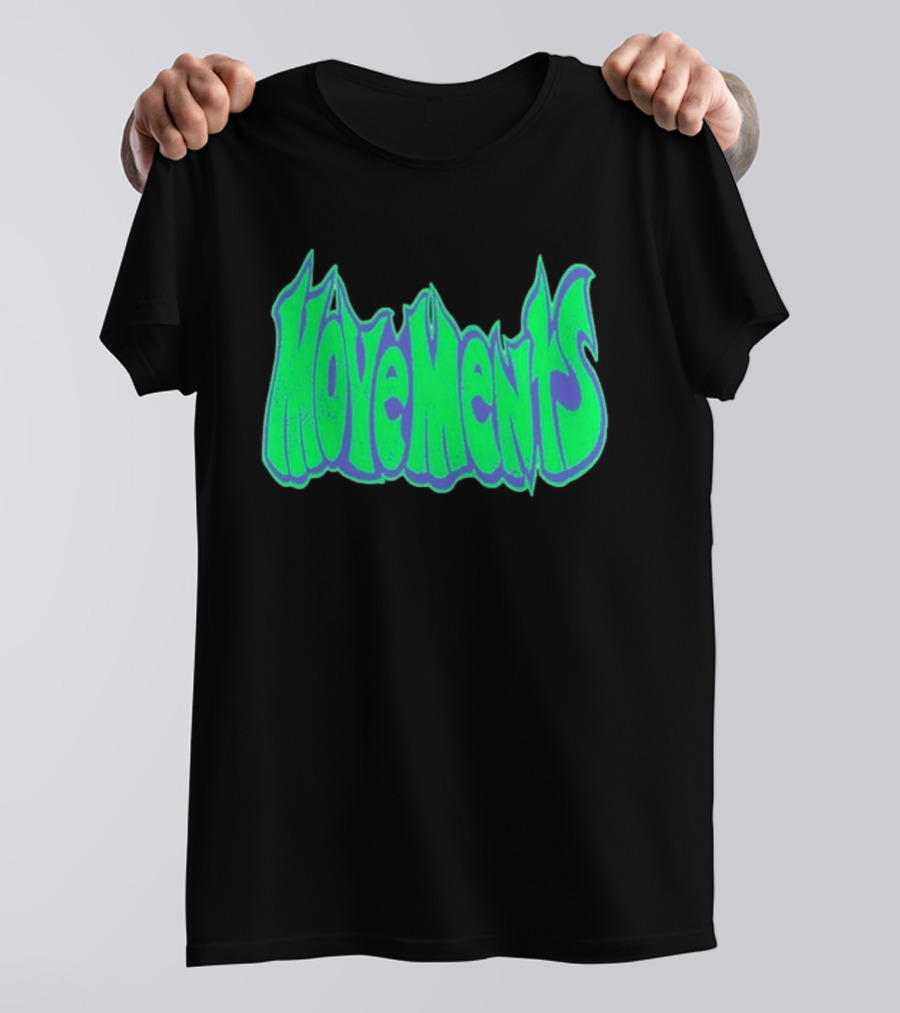 Movements Back In My Ways Neon Vaporwave Style Font T-Shirt