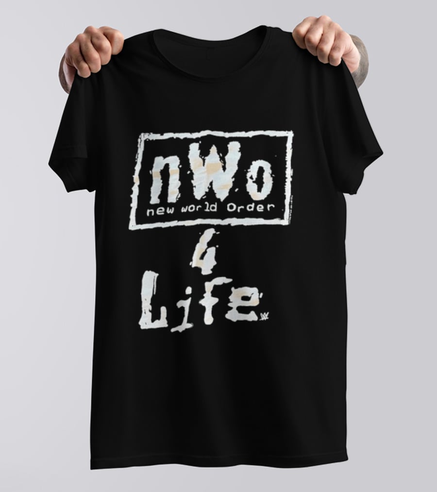 New World Order NWo 4 Life Wrestling Nostalgia Fan Favorite T-Shirt