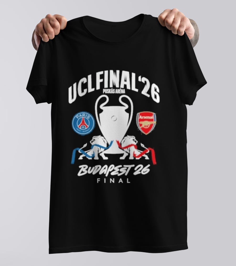UCL Final 2026 Paris Saint Germain Vs Arsenal Budapest T-Shirt