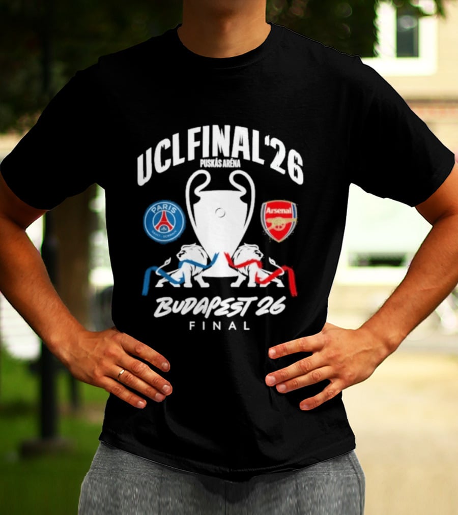 UCL Final 2026 Paris Saint Germain Vs Arsenal Budapest T-Shirt