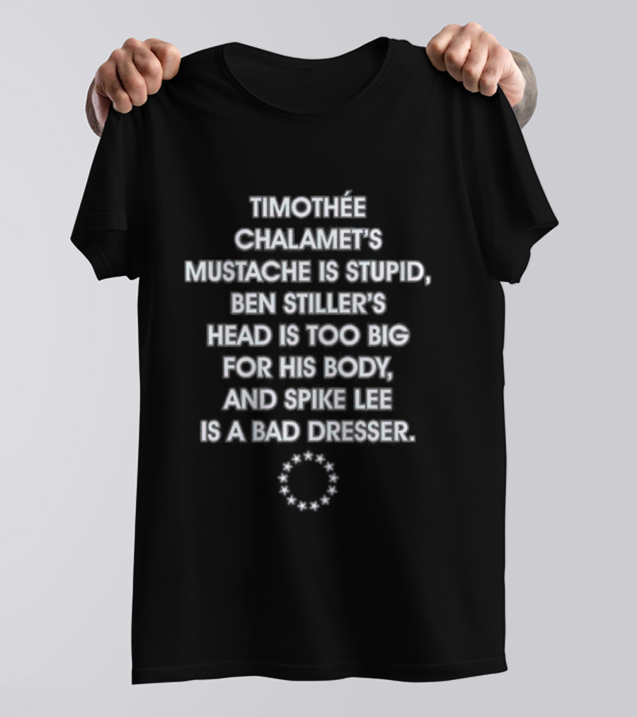 Philadelphia 76ers Stupid Knicks Fans Timothée Chalamet Ben Stiller Spike Lee T-Shirt