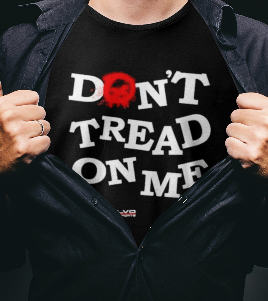 Quiet Racing Club Don't Tread On Me Skull T-Shirt