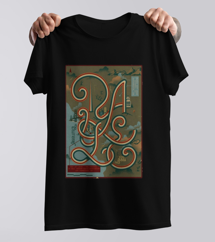 Absolutely Amma San Francisco Civic Auditorium May 10 2026 T-Shirt