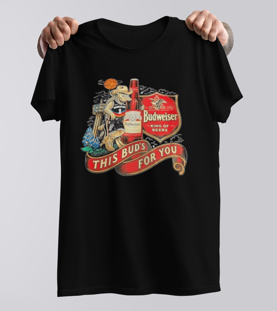 Wembanyama Budweiser King Of Beers Basketball Player T-Shirt