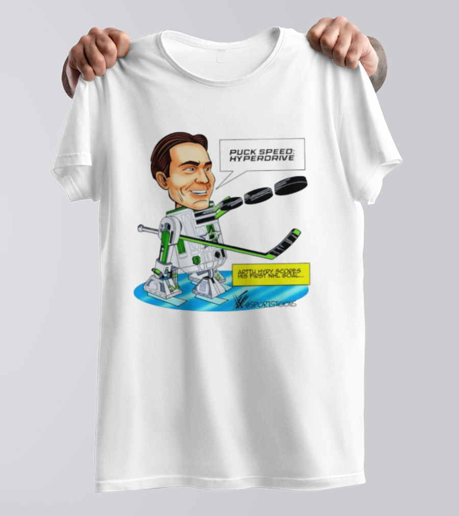 Arttu Hyry Puck Speed R2 D2 Dallas Stars First NHL Goal T-Shirt