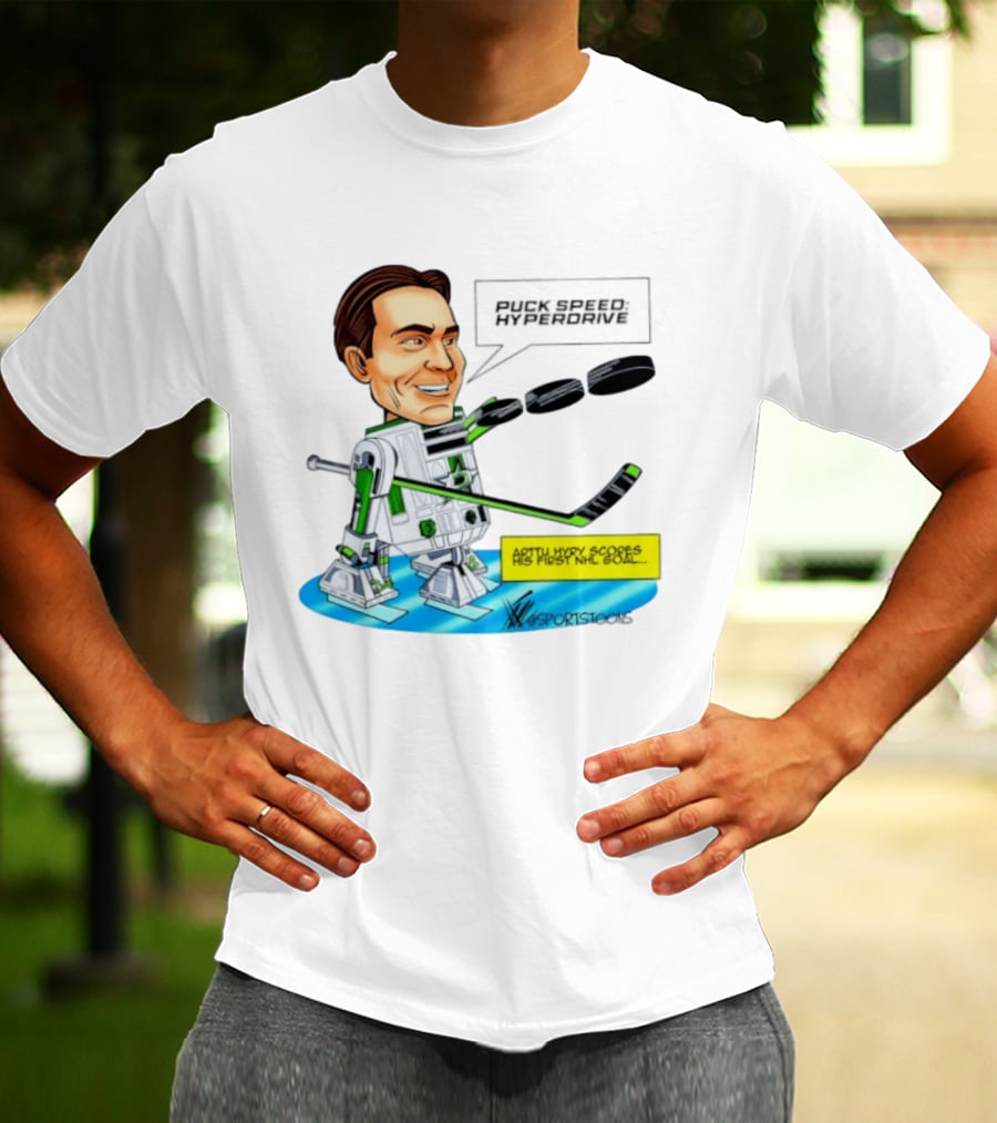 Arttu Hyry Puck Speed R2 D2 Dallas Stars First NHL Goal T-Shirt