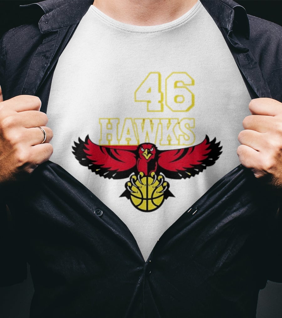 Atlanta Hawks 46 Iconic Basketball Team T-Shirt