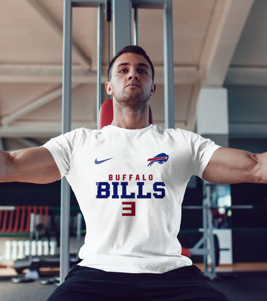 Buffalo Bills Nike Number 3 T-Shirt