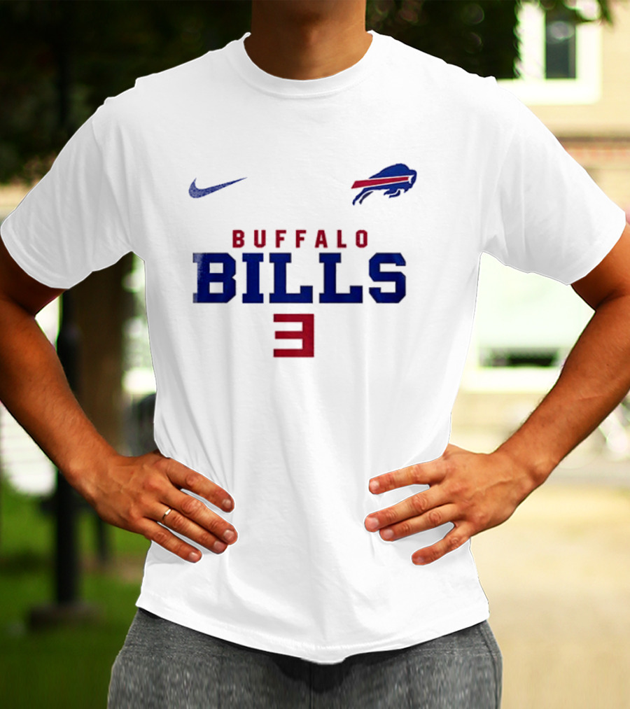 Buffalo Bills Nike Number 3 T-Shirt