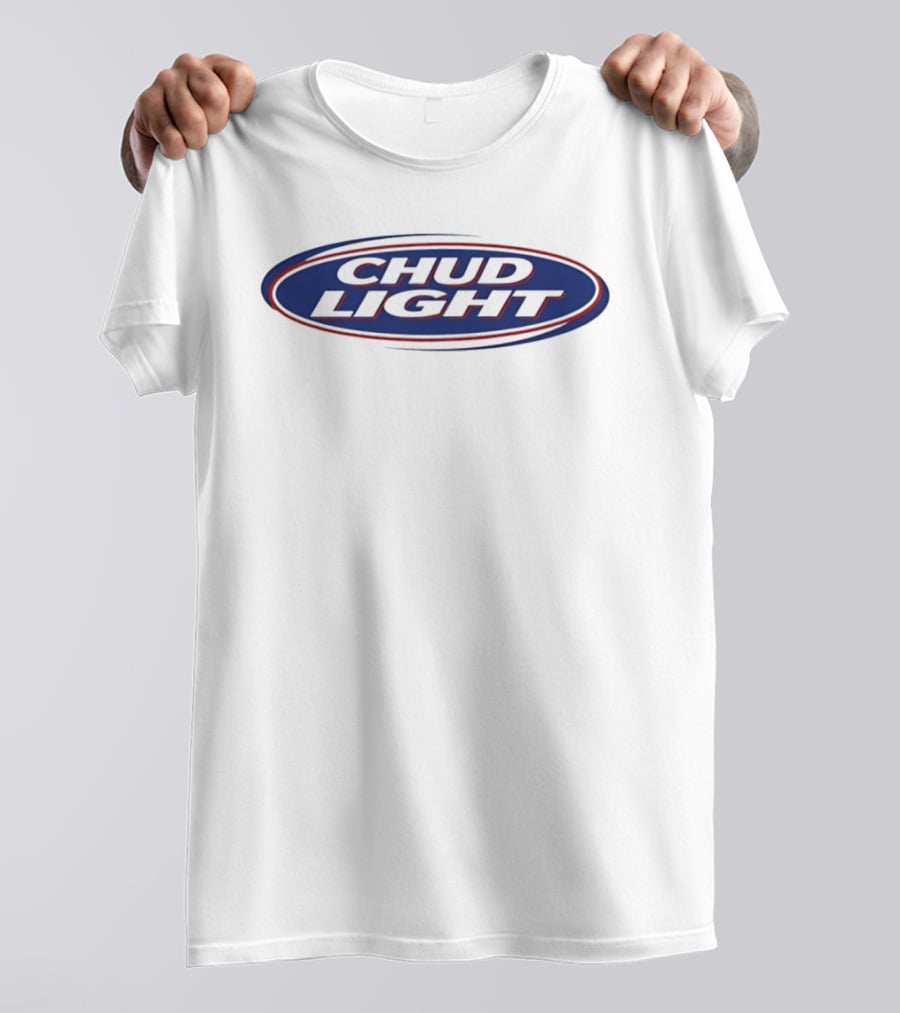 CHUD LIGHT Beer Logo Parody Humor T-Shirt
