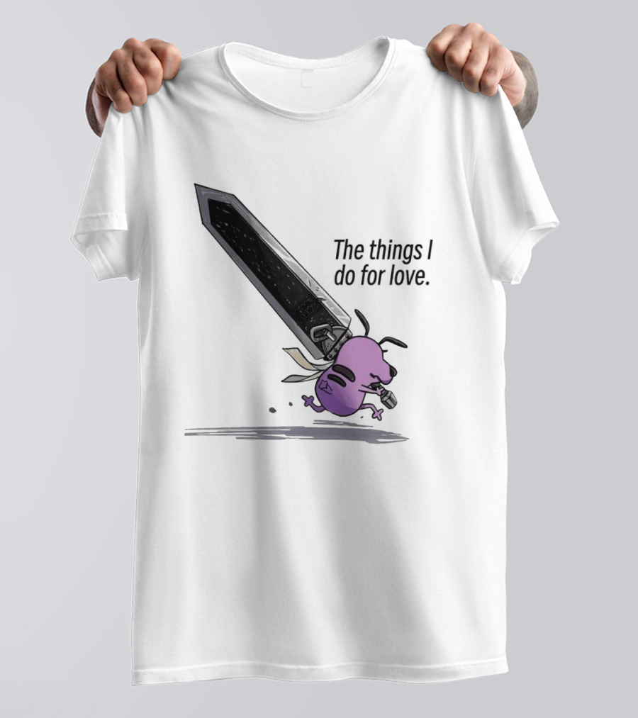Courage The Cowardly Dog The Things I Do For Love Giant Sword Adventure T-Shirt