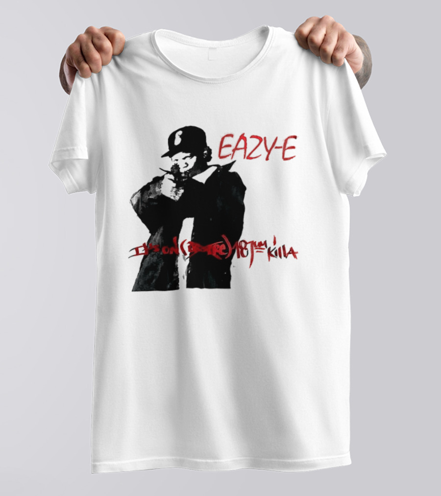 Eazy E It's On Dr. Dre 187um Killa Vintage Style Tribute 90s Hip Hop T-Shirt