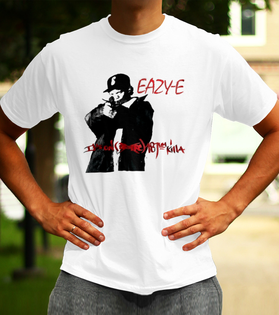 Eazy E It's On Dr. Dre 187um Killa Vintage Style Tribute 90s Hip Hop T-Shirt