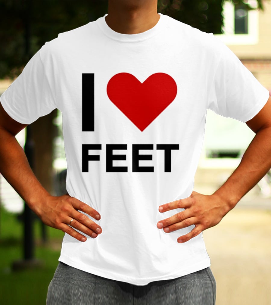 I Heart Feet T-Shirt
