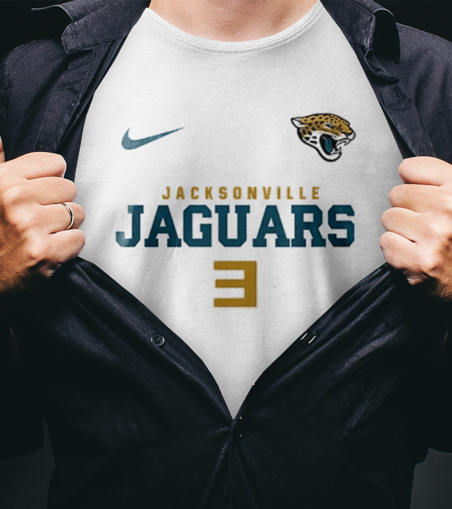 Nike Jacksonville Jaguars 3 Eminem Slim Shady Mask T-Shirt